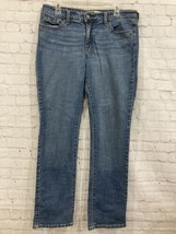 Signature by Levi Strauss &amp; Co. Med Wash Mid Rise Straight Leg Jeans Size 14M - £12.97 GBP