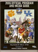 2006 music city bowl Game program Clemson UK - £52.96 GBP