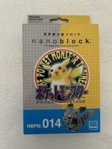 Pokemon Pocket Monsters Nanoblock NBPM_014 Pikachu Building Block - £45.46 GBP