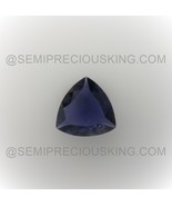 Natural Iolite Trillion Step Cut 8X8mm Prussian Blue Color VVS Clarity L... - $70.56