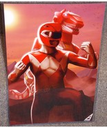 Power Rangers Red Ranger Glossy Art Print 11 x 17 In Hard Plastic Sleeve - £19.71 GBP