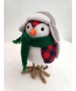 2019 Target Spritz Bird Bayham Red Plaid Holiday Christmas Grey Hat Gree... - £31.05 GBP