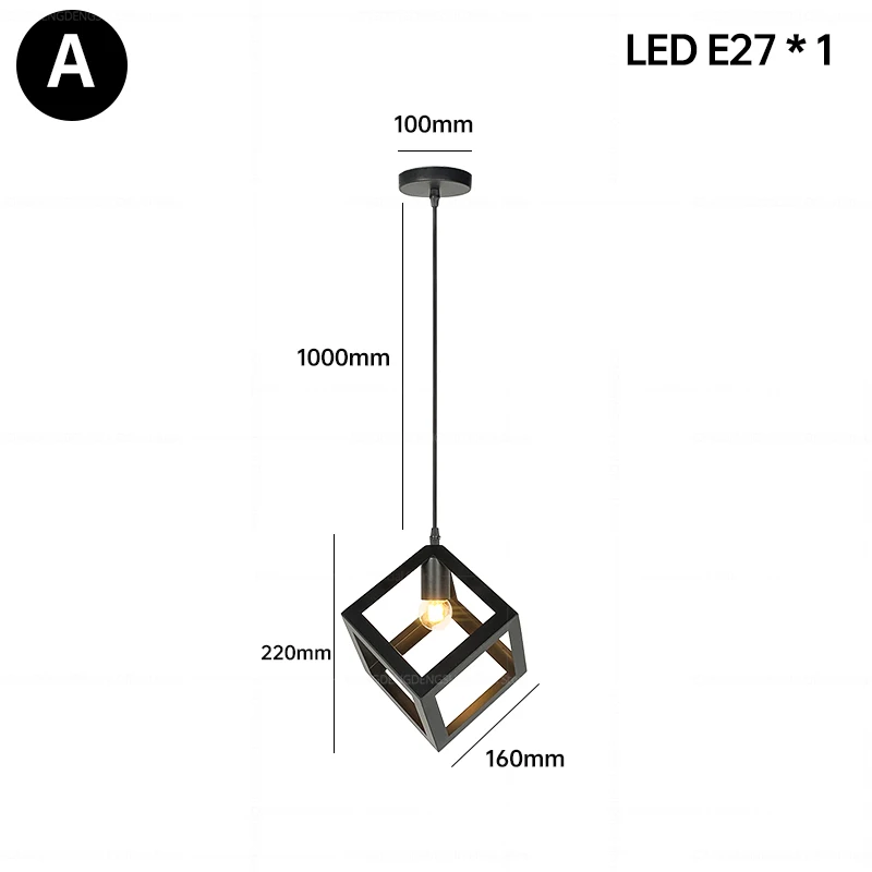 HD LED Pendant Lights Minimalist E27   Hanging Lamps For Dining Living Room Loft - £162.25 GBP