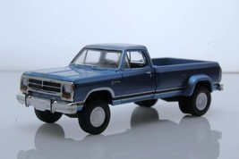 1989 Blue Dodge Ram D-350 1st Generation Dually Truck 1:64 Scale Diecast Model - $32.79