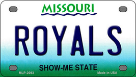 Royals Missouri Novelty Mini Metal License Plate Tag - £11.67 GBP