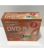 Memorex DVD+R 5 Pack 8X 4.7GB Media Discontinued Recordable 120 Min New ... - $278.31 MXN