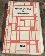 1963 Vtg Fenwick Boosters What&#39;s Cooking Middleton Ohio Recipes Spiral C... - $26.79 CAD