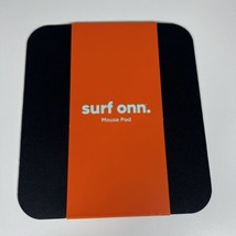 Surf Onn Basic Black Mouse Pad New 8.5” X 7.7” Non Skid Rubber Backing - $2.47