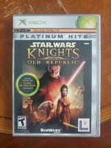 Star Wars: Knights of the Old Republic (Microsoft Xbox, 2003) CIB CLEAN DISC - £11.58 GBP