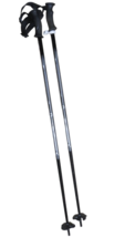 Rossignol 110cm 44&quot; Ski Poles Made in Italy Black Grey - EXCELLENT - £27.05 GBP
