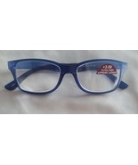Ultra Thin ~ Aspheric Lenses ~ Blue R2108 ~ Plastic Reading Glasses ~ +3... - $28.05 CAD
