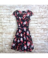 Hell Bunny Women’s Retro Style Fit &amp; Flare Floral Dress Size XS NWT - £30.82 GBP