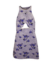 Giambattista Valli Floral Mini Dress In Cotton Women Blue Xs - $154.85