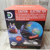 DISCOVERY Globe Mindblown 2 In 1 Light Up Electric Blue NEW NIB - £23.67 GBP