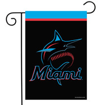 Miami Marlins Garden Flag Mlb Licensed 12.5&quot; X 18&quot; Briarwood Lane - $21.98
