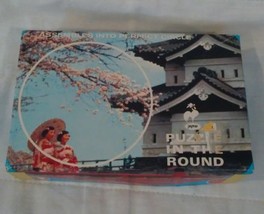 Vintage Jaymar Pan Am Round Jigsaw Puzzle Hirosaki Castle Japan - £10.72 GBP