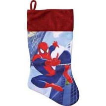 Marvel Ultimate Spider-Man White Felt 15&quot; Christmas Holiday Stocking - $2.99