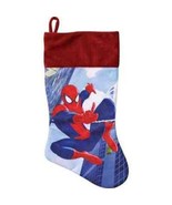 Marvel Ultimate Spider-Man White Felt 15&quot; Christmas Holiday Stocking - £2.38 GBP