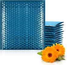 Blue Metallic Bubble Mailers, 6 x 6.25 Inch. Pack of 250 Bubble Mailers... - £128.01 GBP