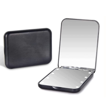Pocket Mirror, 1X/3X Magnification LED Compact Travel Makeup / Purse Mirror with - £10.81 GBP