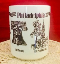 Vintage Philadelphia souvenir coffee tea mug Betsy ross Independence Hall Bell - £7.87 GBP