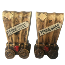 Vintage Tennessee Wagon Salt Pepper Shakers Western Cowboy Southern - £12.99 GBP