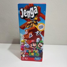 Hasbro Jenga Super Mario Nintendo Edition Game Block Stacking Tower Dext... - $36.47