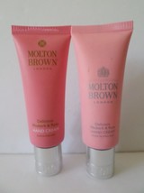 Molton Brown Delicious Rhubarb &amp; Rose Hand Cream 40ml LOT OF 2 - £25.30 GBP