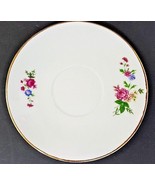 Saucers White W/Pink Florals set Of 6 Japan 4 1/4&quot; to 5 1/4&quot; Vintage - $210.74 MXN
