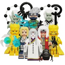 Naruto Series Minato Jiraiya Kakashi Obito Madara Kaguya 8pcs Minifigure... - £14.74 GBP