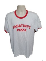 Sabatinis Pizza Adult Large White TShirt - £11.82 GBP
