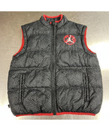 Vintage Nike Air Jordan 23 Cement 3 Puffer Vest Size Small Fleece Lined - $44.54