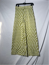 Urban Outfitters Olympia Print Green and White Houndstooth Pants Size M - $30.38