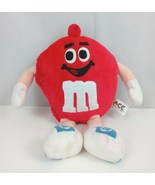 Vintage 1991 Mars M&amp;M&#39;s Ace Novelty Red Plush Stuffed Toy 12&quot; - $16.82