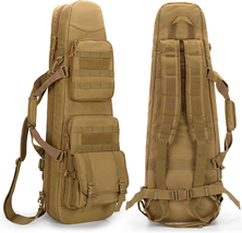  Tactical Double Rifle Soft Case Padded Firearm Gun Storage Range Bag Backpack - £109.74 GBP+