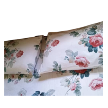 New Cotton Bedsheet Queen Floral Pattern Printed on White Sheet  4Pcs 13... - £37.90 GBP