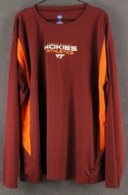 EUC Virginia Tech VT Logo NCAA by KA Inc Long Sleeve Athletic Shirt Mens... - £13.93 GBP