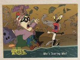 Aaahh Real Monsters Trading Card 1995  #19 Who’s Scaring Who - £1.48 GBP