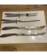 Carving Knife set stainless steel Japan with sharpener Made By samurai - £17.15 GBP