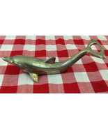  Dolphin Vintage Bottle Opener Silver Plate  Pop Up &amp; Screw Off Top Bar ... - €11,03 EUR