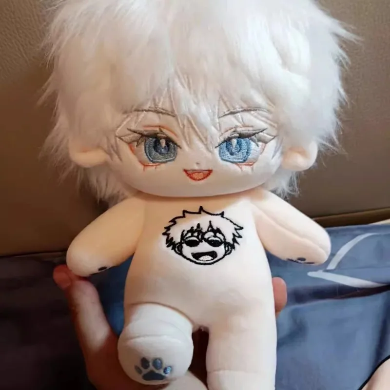 Anime Jujutsu Kaisen Satoru Gojo 20cm Kawaii Cosplay Plush Stuffed Doll Body - £28.12 GBP+