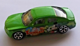 Matchbox 2004 Dodge Charger, Green with Disney Mickey Mouse &quot;Toodles” Theme. - £5.03 GBP