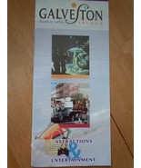 Galveston Island Attractions &amp; Entertainment Texas Brochure Booklet - $5.47 CAD
