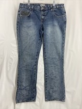 Vintage Wrangler TwentyX Houston 11/12 x 32 Women’s Blue Denim Blue Jeans Mexico - £12.69 GBP