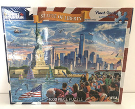 New Statue Of Liberty Puzzle By White Mountain 1000 Piece Steve Crisp #1483 - £19.41 GBP