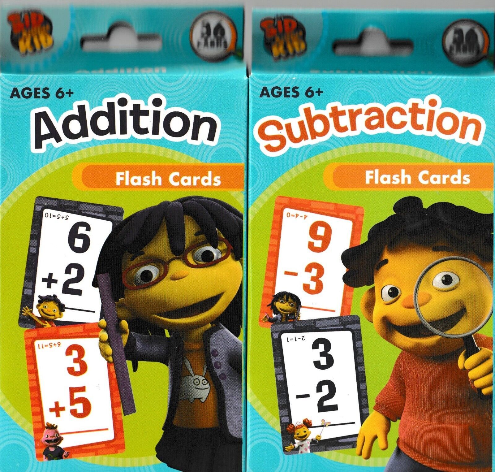 FLASH CARDS:  Addition and Subtraction, from SID the Science Kid,  BRAND... - $8.54