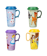 Disney Store Travel Mug  Alice Bambi Cinderella New 2019 - £47.92 GBP