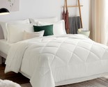 King Comforter Set With Sheets 7 Pieces Bed In A Bag Ivory All Season Be... - £102.18 GBP