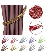 2PCS/Pair Braided Satin Rope Curtain Tie Backs Holdbacks Holder Curtain ... - €2,96 EUR+
