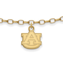 SS w/GP Auburn University Anklet - £53.40 GBP